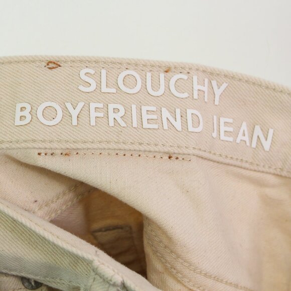J. Crew Slouchy Boyfriend Jean in Ecru Size 24 - Picture 6 of 9